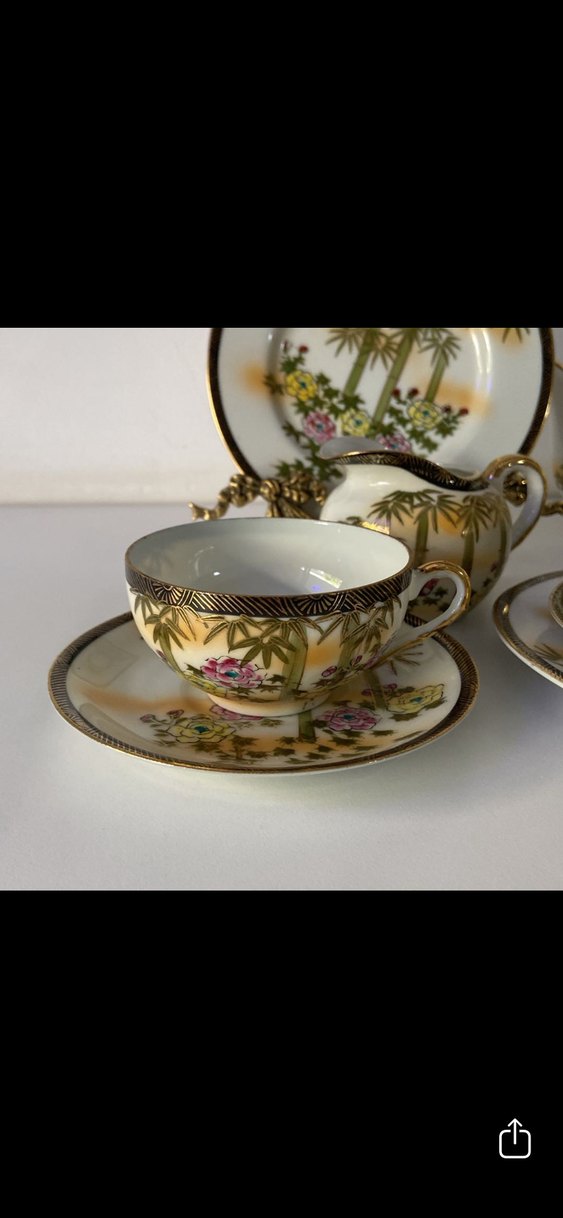 Antika çay seti - Görsel 2