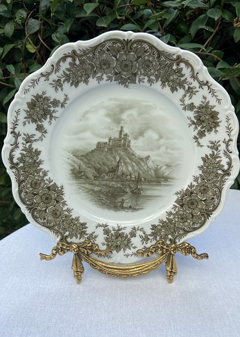 Antika servis tabağı - Görsel 2