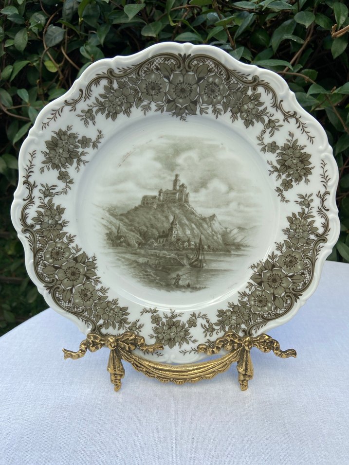 Antika servis tabağı - Görsel 2