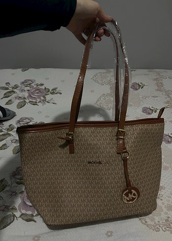  Beden Michael Kors Kahverengi Deri Kadın Çanta