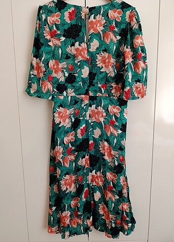 LC Waikiki Yeşil Midi Elbise