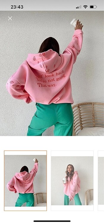 Trendyol & Milla Pembe sweatshirt