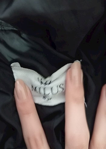 Siyah Kapüşonlu Kısa Kadın Kışlık Mont - Görsel 4