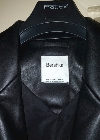 Kadın Siyah Midi Deri Ceket Kemerli - Görsel 3