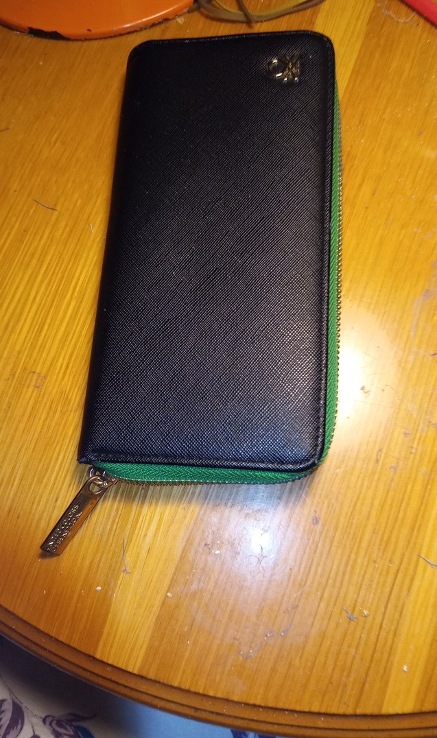 Kadın Çok Renkli Deri Fermuarlı Cüzdan - Görsel 2