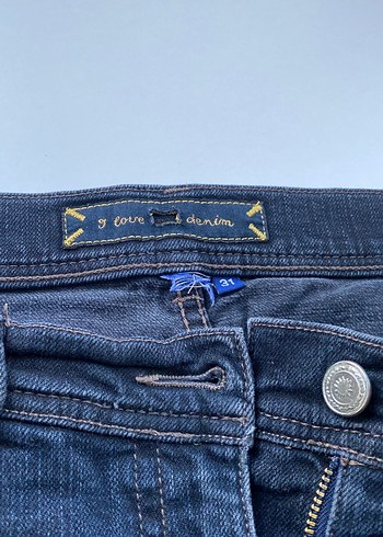 Kadın Lacivert  Denim Pantolon - Görsel 2