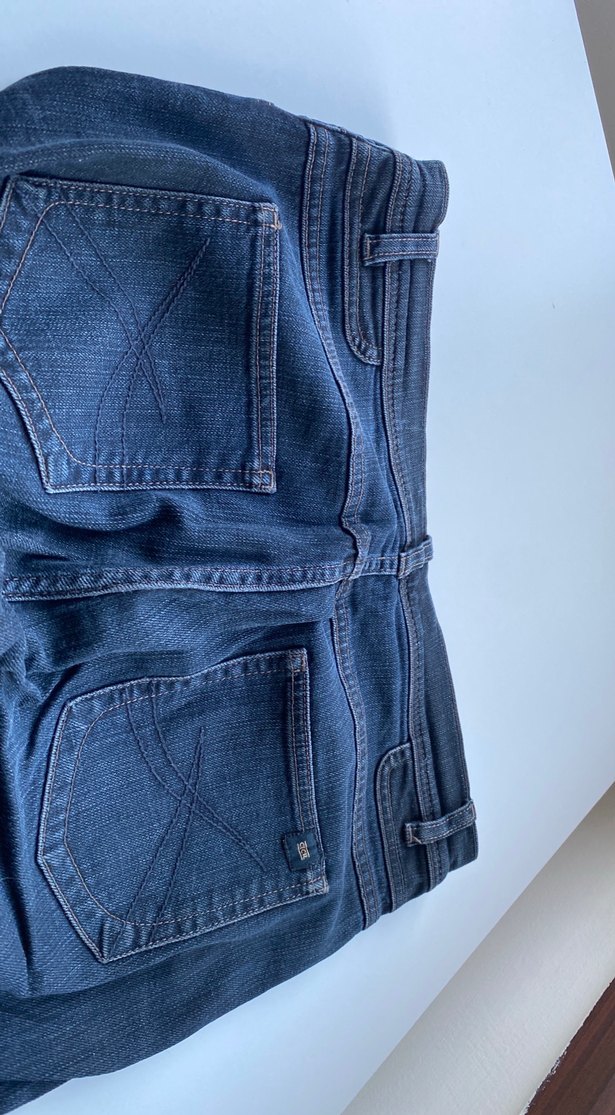 Kadın Lacivert  Denim Pantolon - Görsel 4