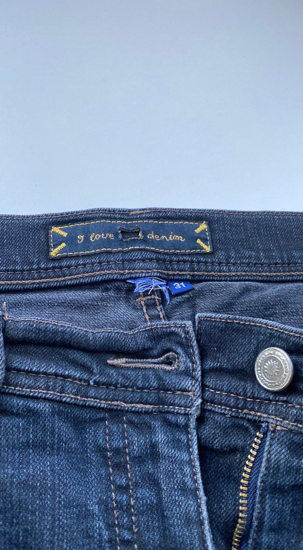 Kadın Lacivert  Denim Pantolon - Görsel 2