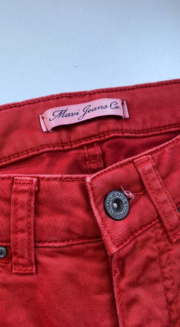 Mavi Kean  Kırmızı Kadın Kumaş Pantolon - Görsel 2