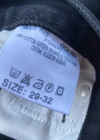 Erkek Siyah Normal Kesim Denim Pantolon - Görsel 3