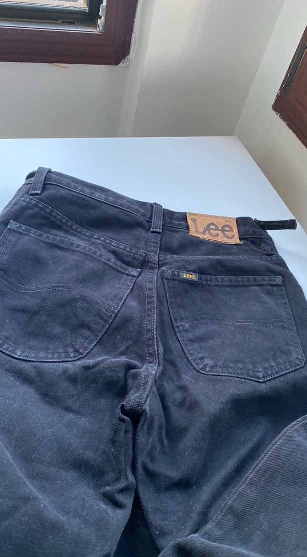 Erkek Siyah Normal Kesim Denim Pantolon - Görsel 4