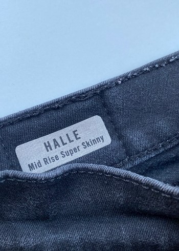 Gri Normal Kesim Kot Pantolon - Görsel 3