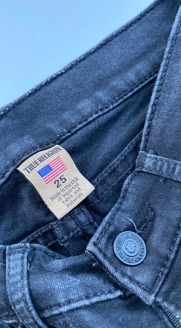 Gri Normal Kesim Kot Pantolon - Görsel 2