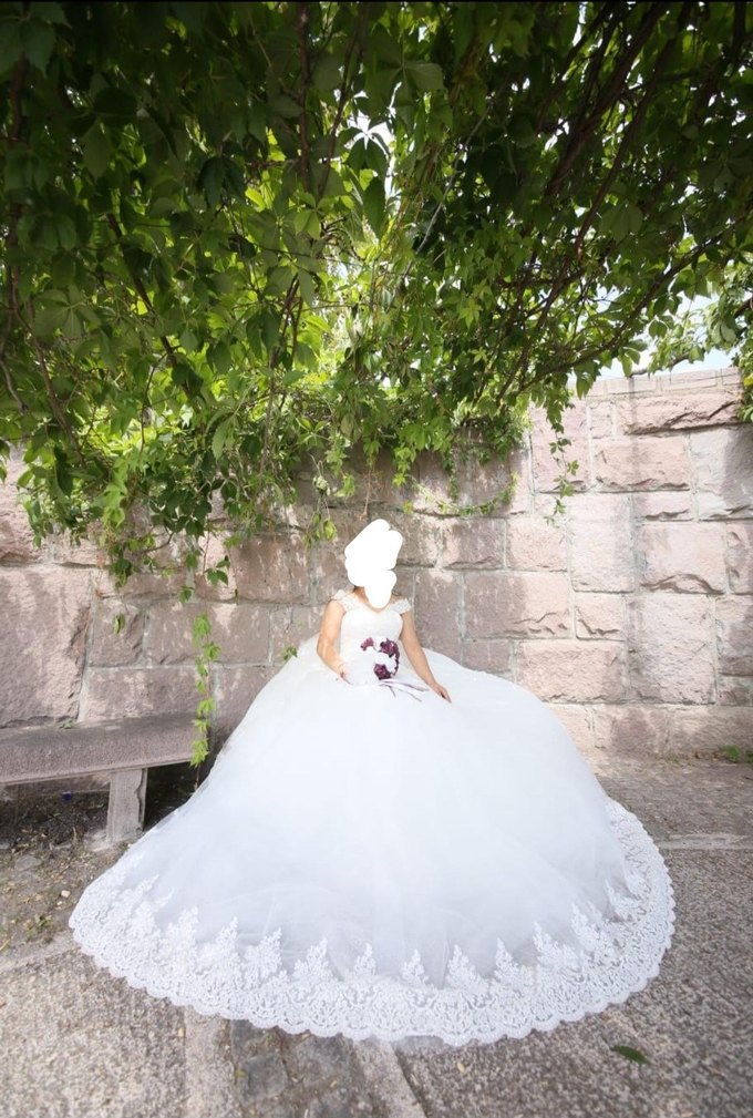 Uzun Beyaz Prenses Gelinlik - Görsel 2