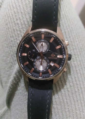 Siyah Deri Kayışlı Modern Klasik Erkek Saati - Görsel 2