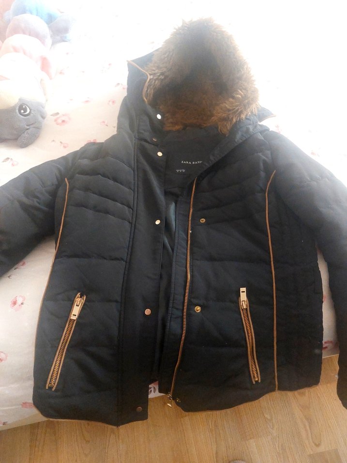 Zara Kışlık Kürklü Mont - Görsel 2