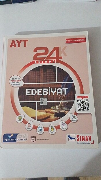 Sınav Yayınları Ayt Edebiyat 24 Adımda Konu Anlatım Kitabı