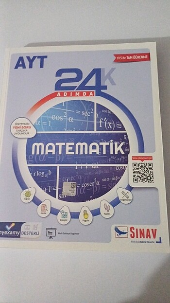 Sınav Yayınları Ayt Matematik 24 Adımda Konu Anlatım Kitabı