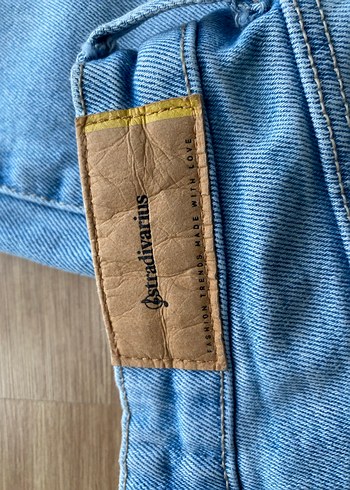 Mavi Normal Boy Kadın Denim Pantolon - Görsel 4