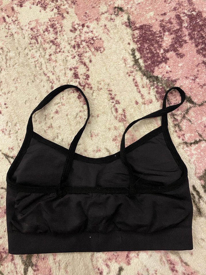 Siyah Goth Tarzı Spor Büstiyer - Görsel 2