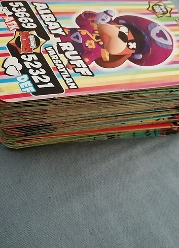  Beden Brawl stars kartları 100 adet