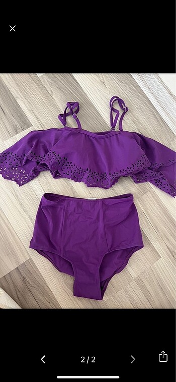 Mor bikini takımı