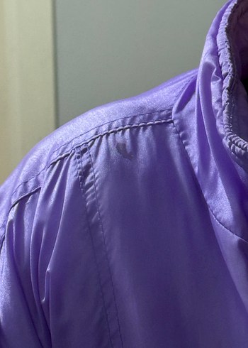 Diğer Vintage Mor Oversize Mont