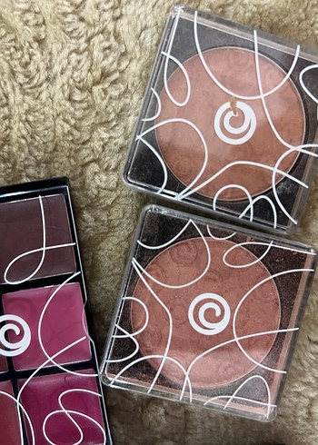 3 adet far paleti,2 paket ruj,2tane allık - Görsel 4