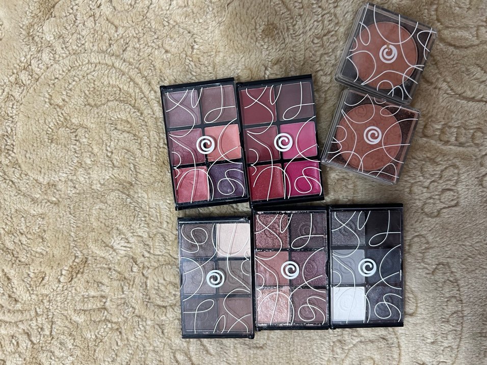 3 adet far paleti,2 paket ruj,2tane allık - Görsel 2