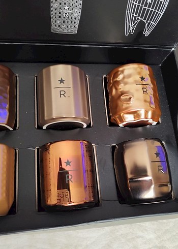  Beden altın Renk STARBUCKS GOLD BAKIR TONLARINDA EXPRESSO KUPALARI