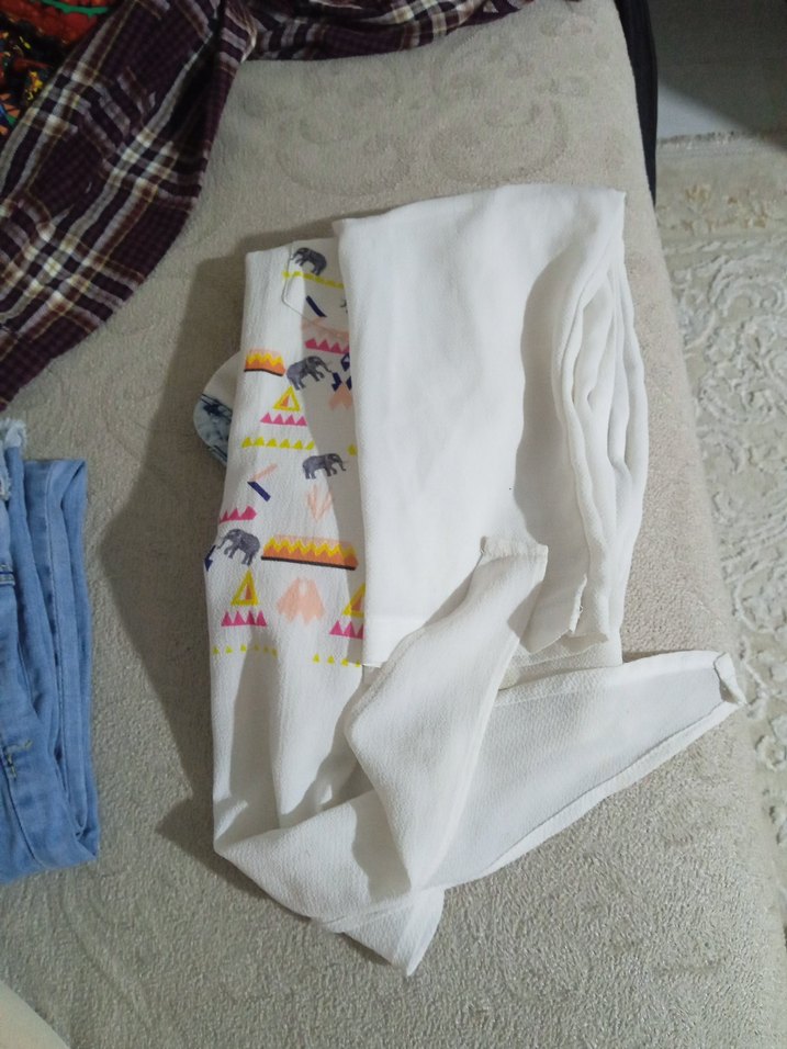 Bohem Nakışlı kısa Kollu Kadın Gömlek - Görsel 4