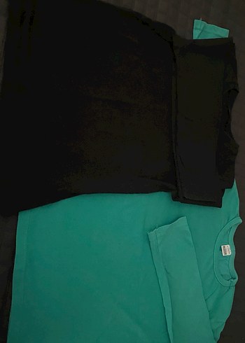 Çocuk  Siyah Uzun Kollu Basic Sweatshirt - Görsel 4