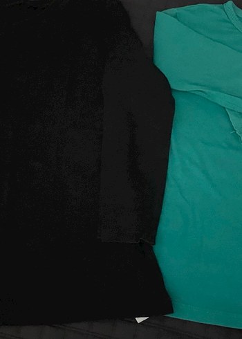 Çocuk  Siyah Uzun Kollu Basic Sweatshirt - Görsel 2