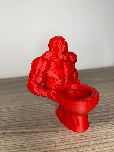 Wc hulk komik figür 3D biblo