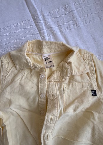 Sarı Uzun Kollu Bebek Çıtçıtlı Body - Görsel 2