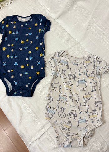 Erkek Bebek Kısa Kollu Baskılı Body - Görsel 2