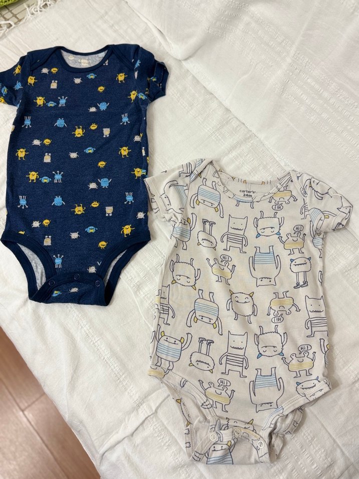 Erkek Bebek Kısa Kollu Baskılı Body - Görsel 2