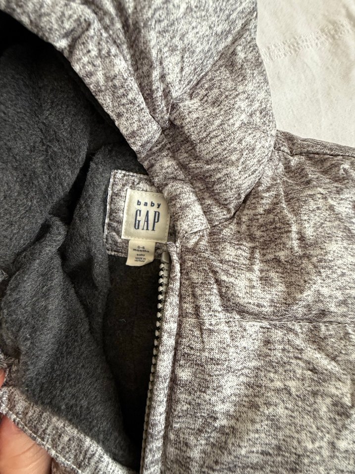 Gri Kürklü Erkek Bebek Kayak Tulumu - Görsel 3