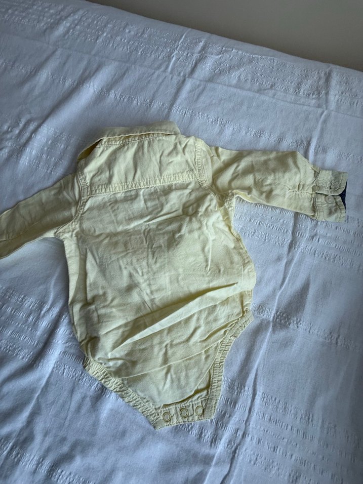 Uzun Kollu Beyaz Bebek Body - Görsel 3