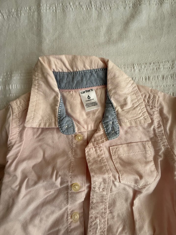 Bej Uzun Kollu Bebek Body Gömlek - Görsel 2