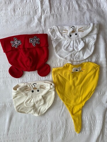 Bebek şapka 4 adet - Görsel 2