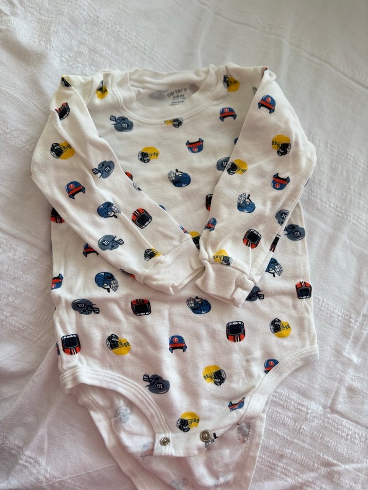 Uzun Kollu Pamuklu Bebek Body - Görsel 2