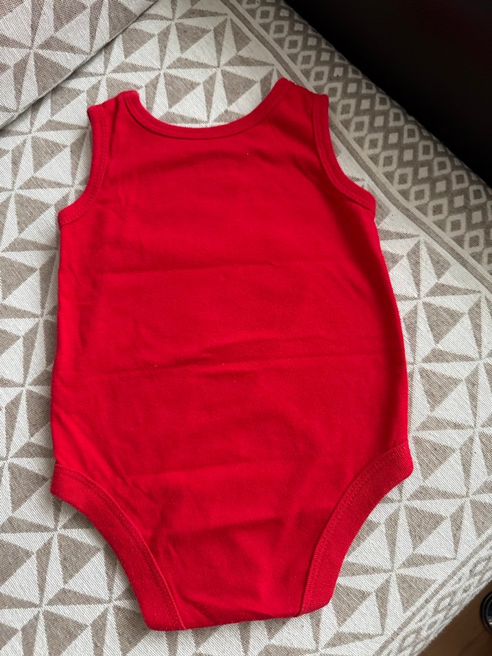 Kolsuz Kırmızı Erkek Bebek Body - Görsel 2