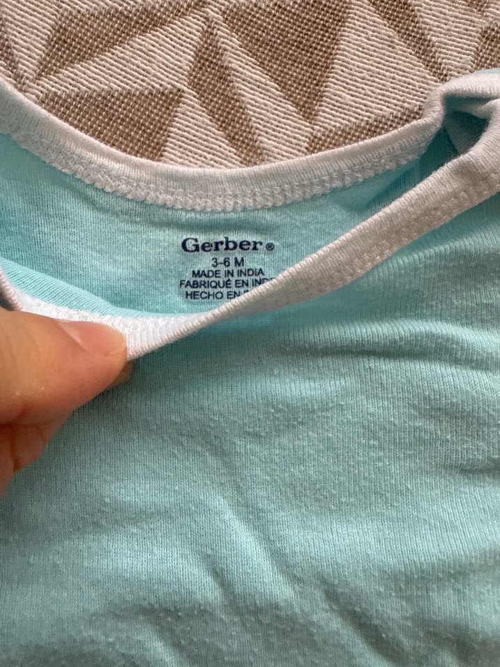 Turkuaz Kısa Kollu Bebek Body - Görsel 2