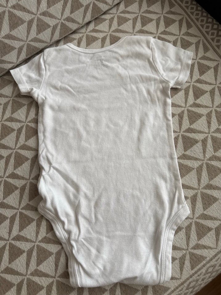 Carters Bebek Beyaz Kısa Kollu Body - Görsel 3