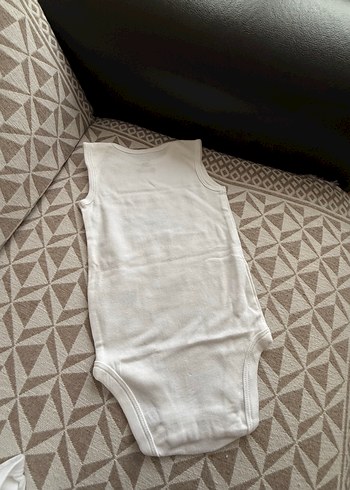 Kolsuz Beyaz Bebek Body - Görsel 3