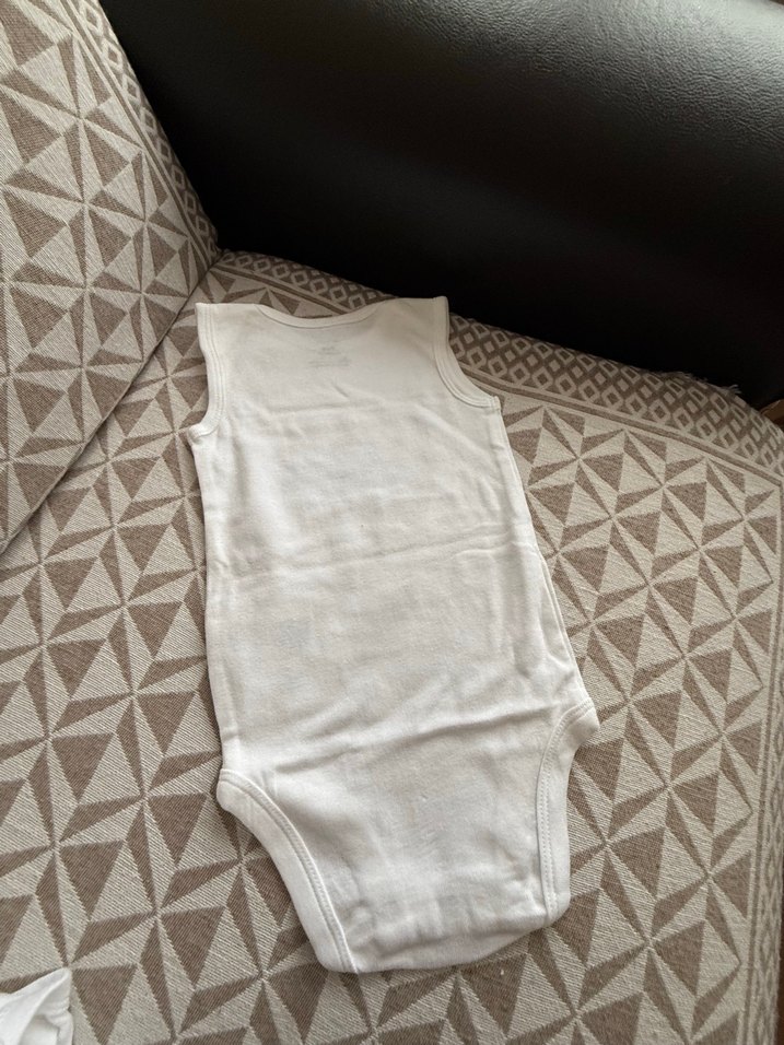 Kolsuz Beyaz Bebek Body - Görsel 3