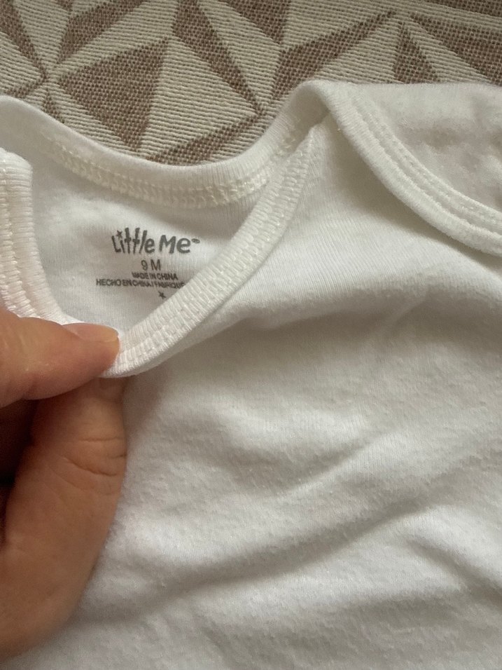 Bebek Kısa Kollu Beyaz Body - Görsel 2