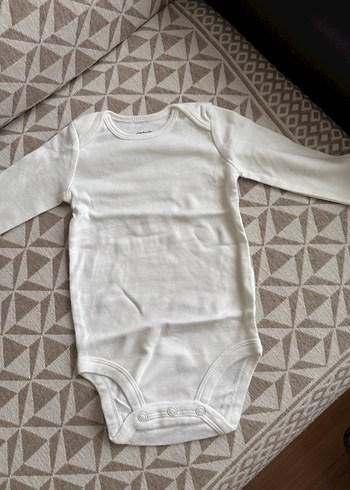 Beyaz Uzun Kollu Bebek Body - Görsel 4