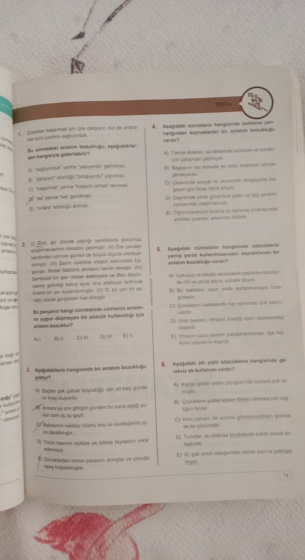 TYT Tüm Dersler Konu Anlatımlı Kitap - Görsel 4